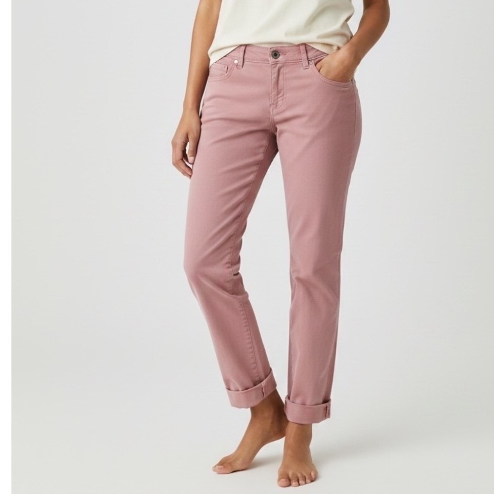 Calvin Klein Pink Ankle Skinny Jeans Women's Size 14 Blush Stretch Denim